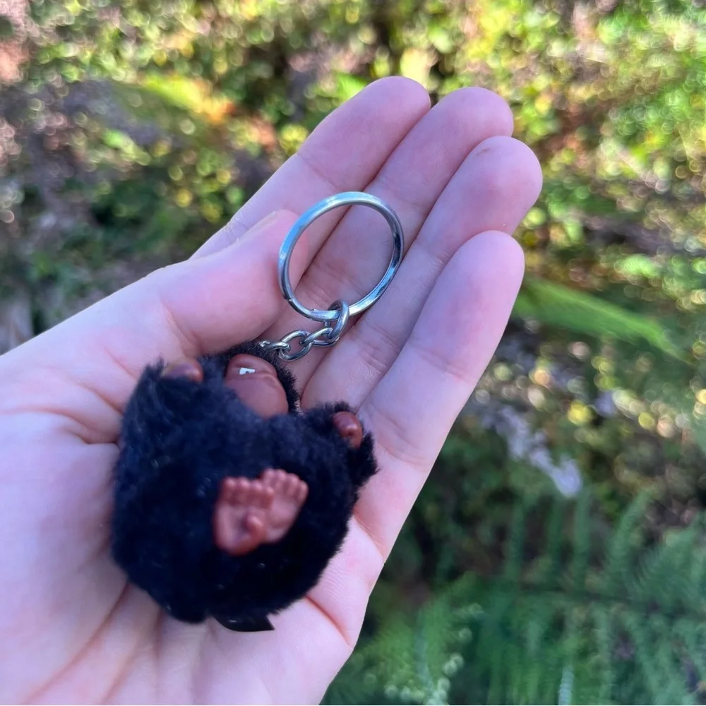 Kipling Daniel Black Gorilla Keychain
